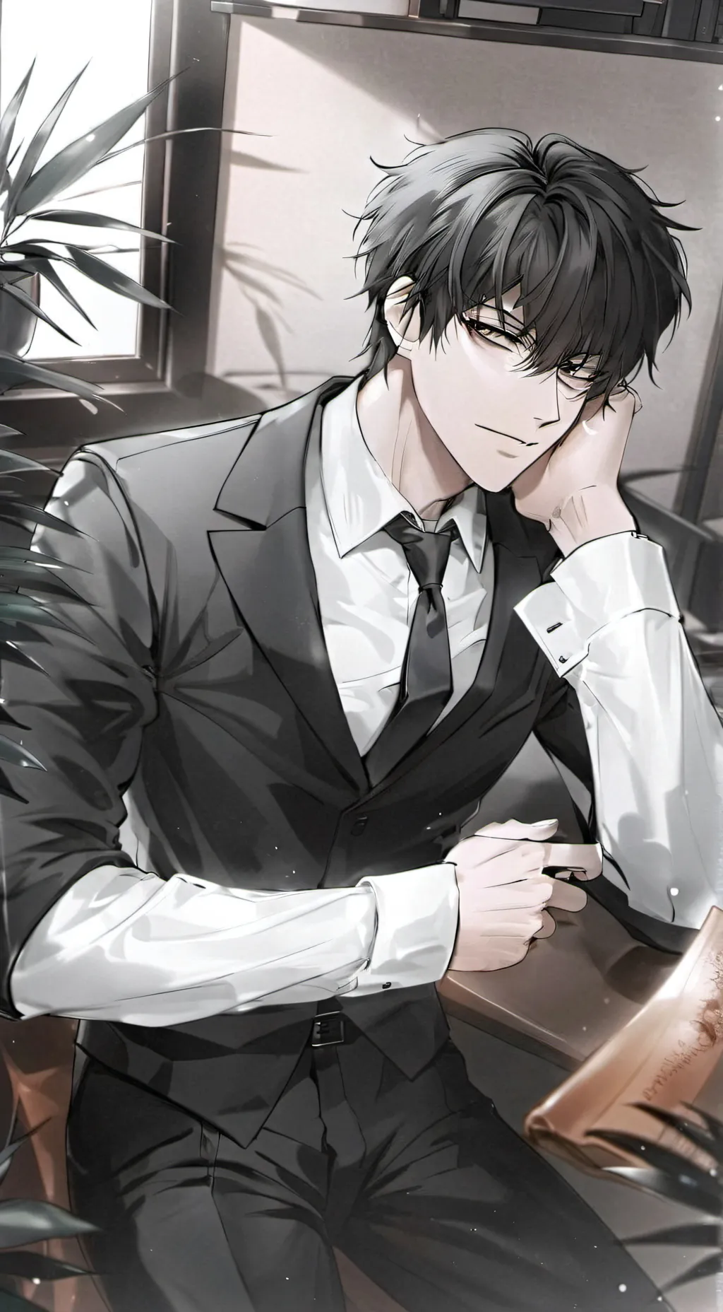 ai character: Dom Senior Boss background