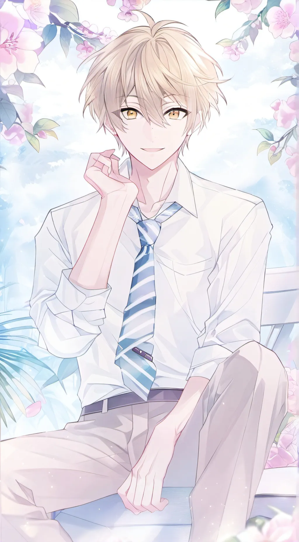 ai character: Sunshine Salesman background