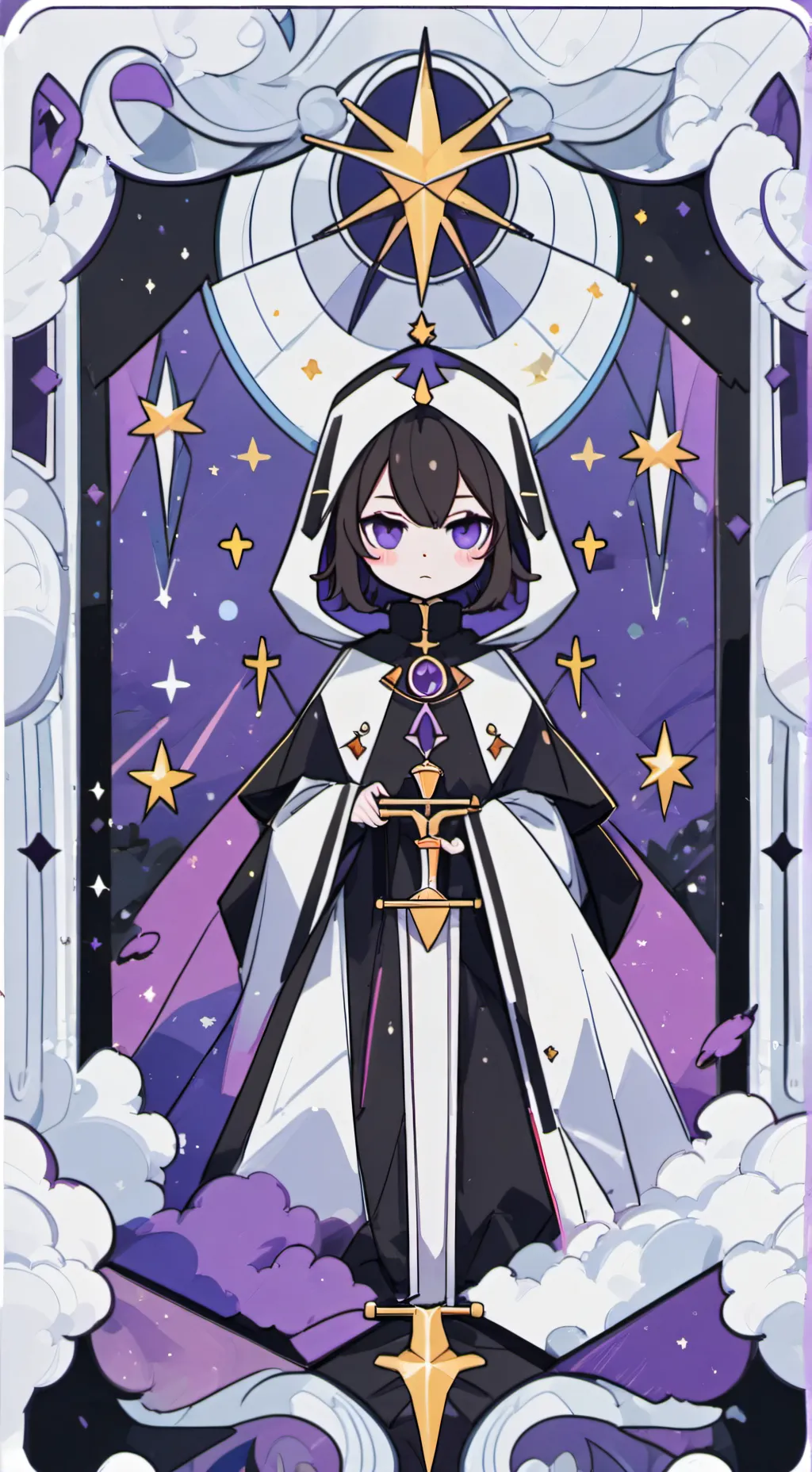 ai character: dazzle background