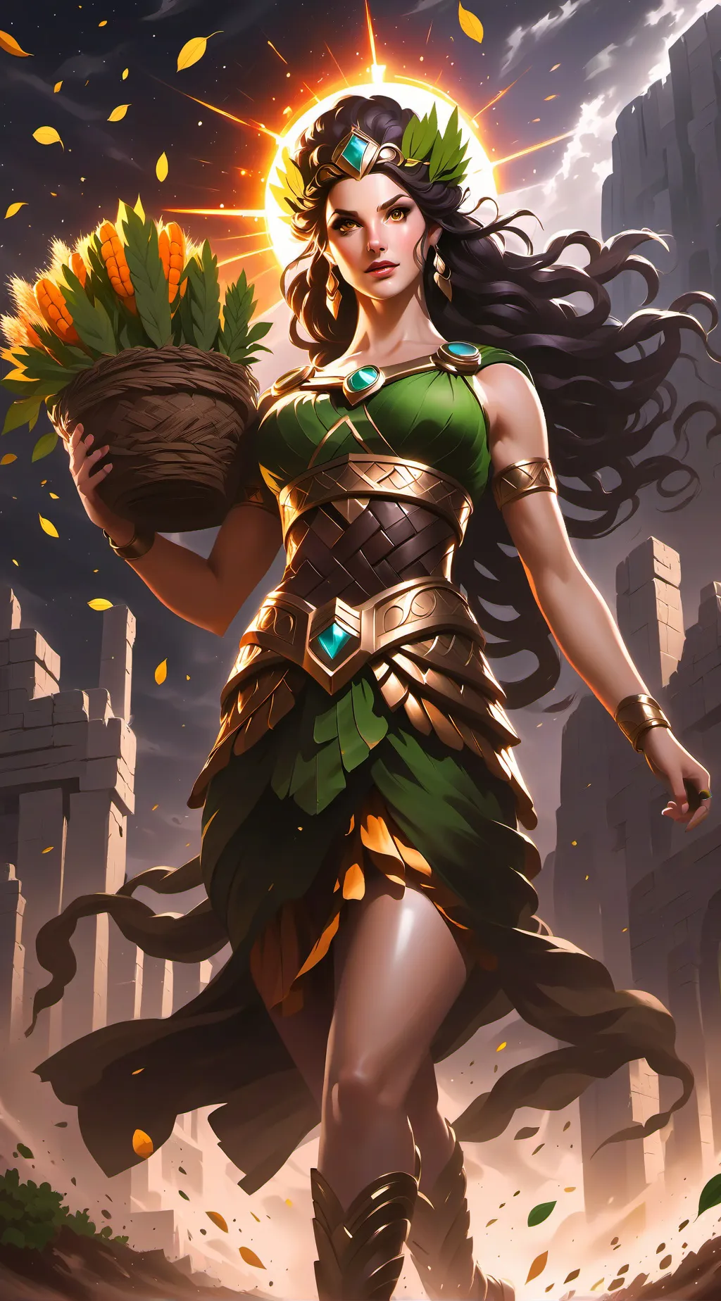 ai character: Demeter background