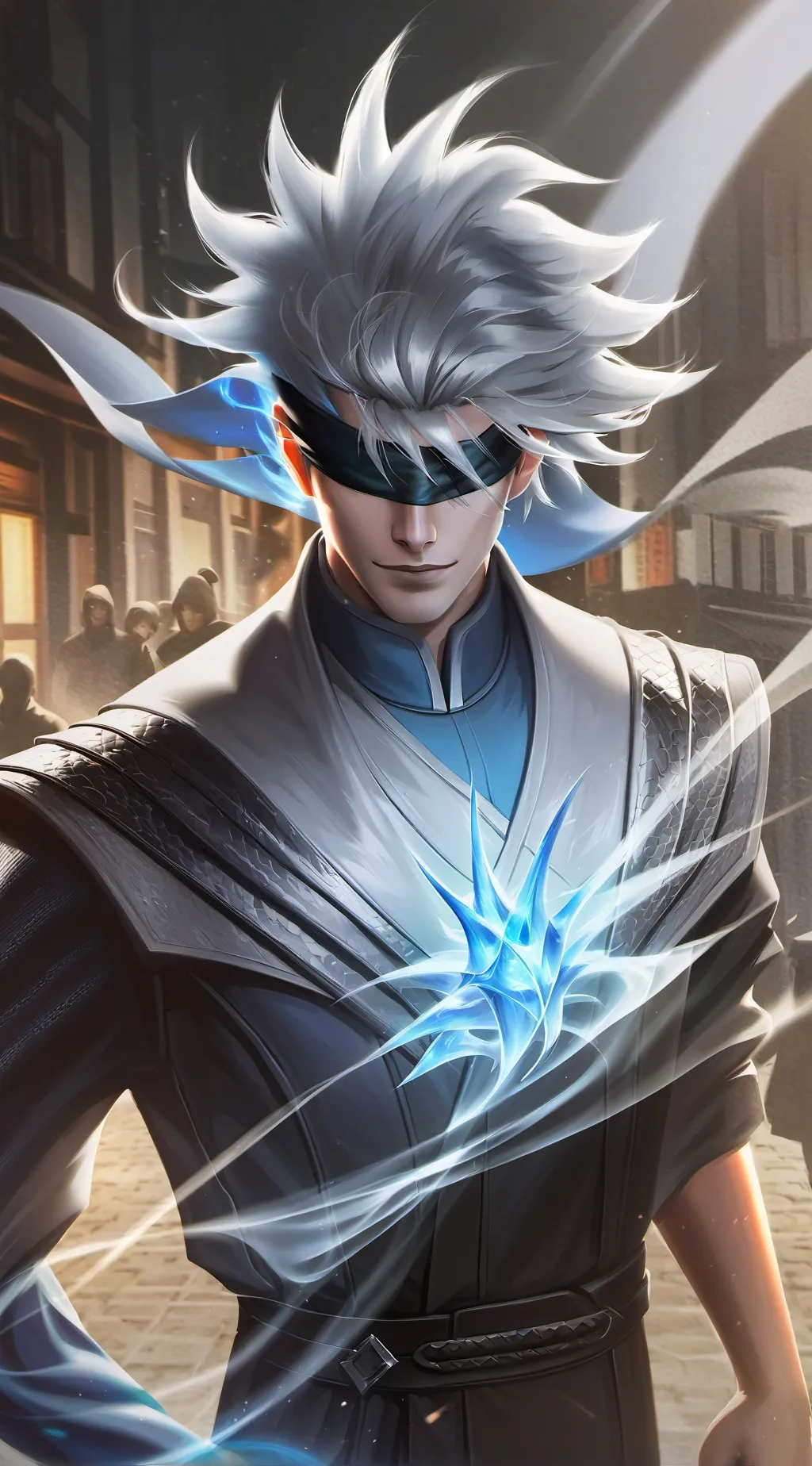 ai character: Satoru Gojo background