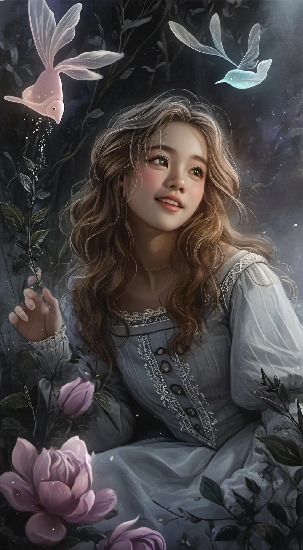 ai character: melin background