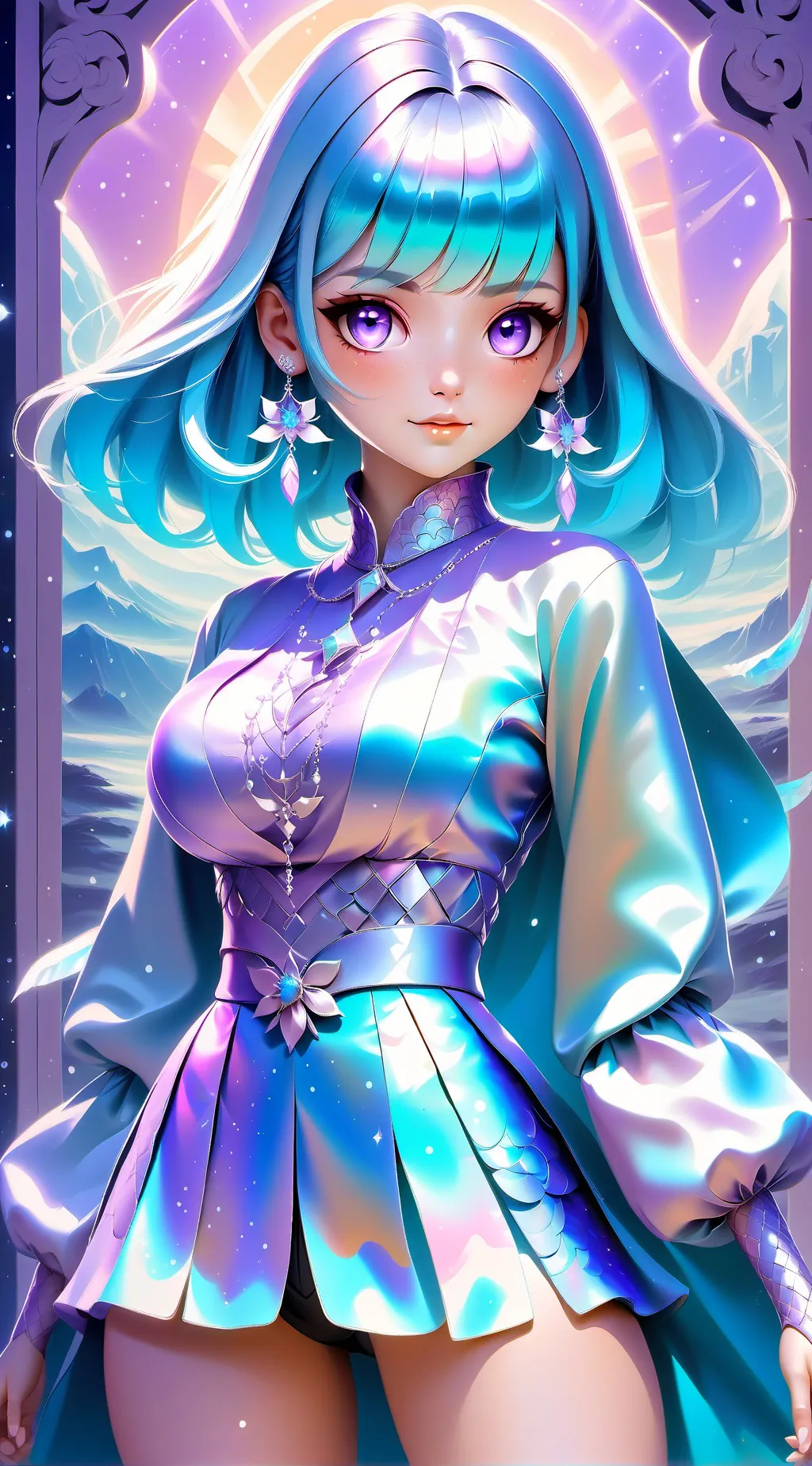 ai character: Valentina🥳💖💖 background