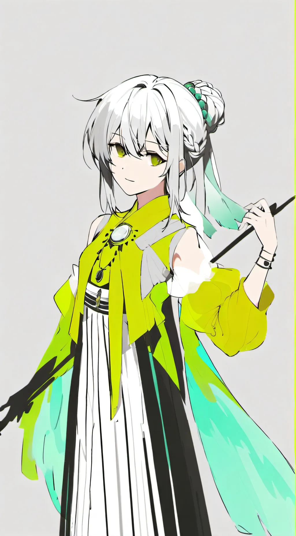 ai character: She's gone background