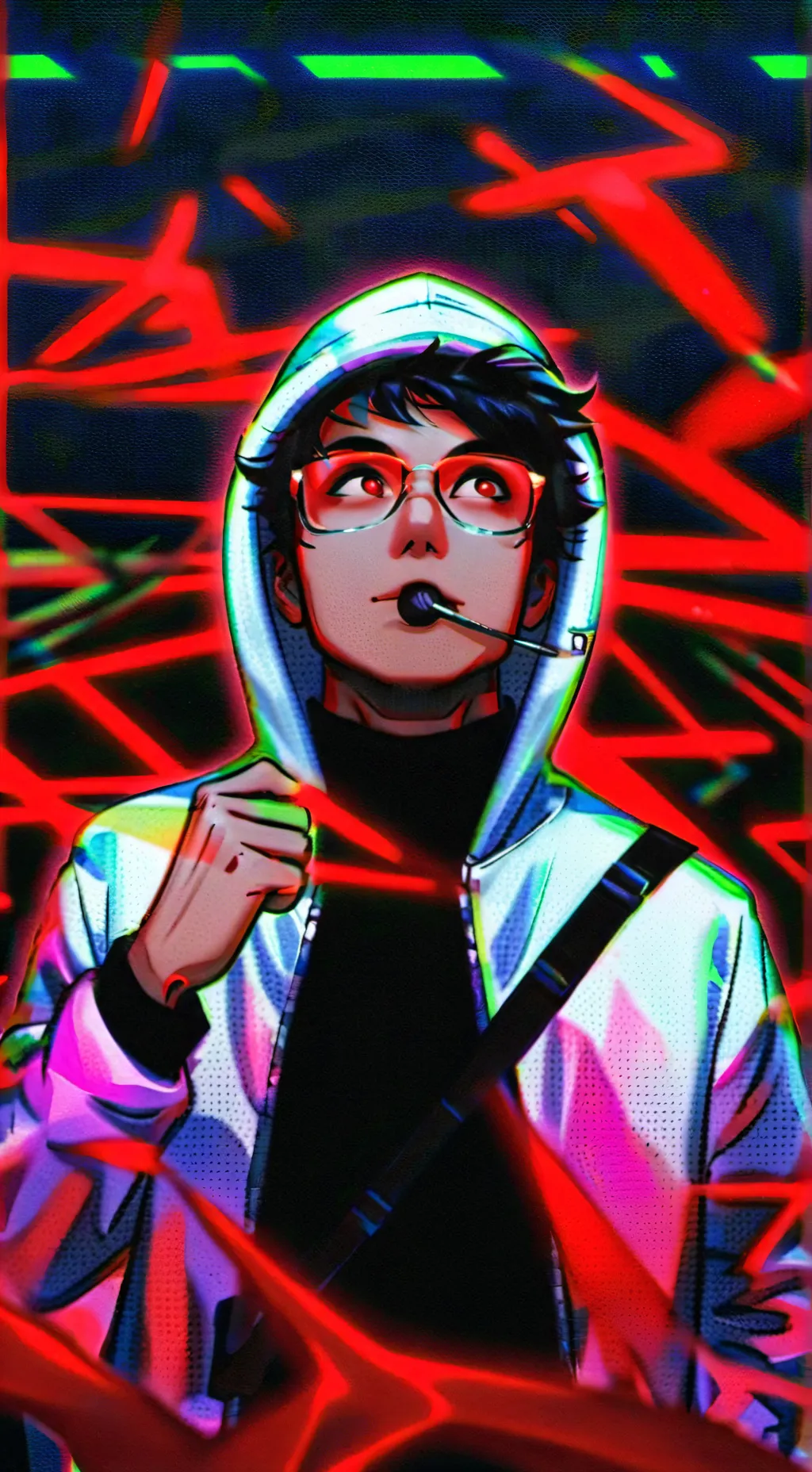 ai character: Hacker Y/N background