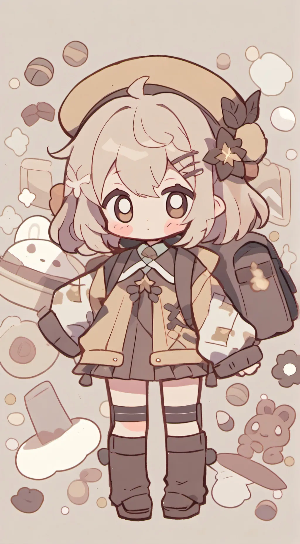 ai character: Каклао  background