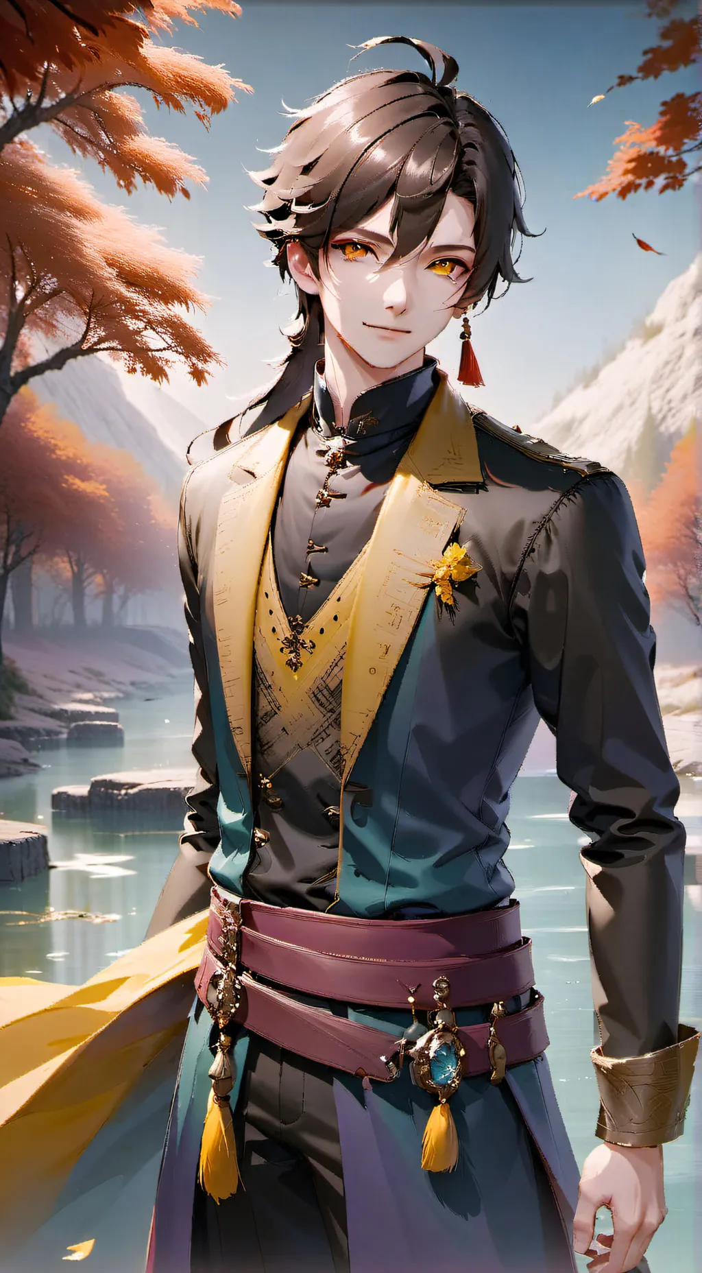 ai character: Zhongli background