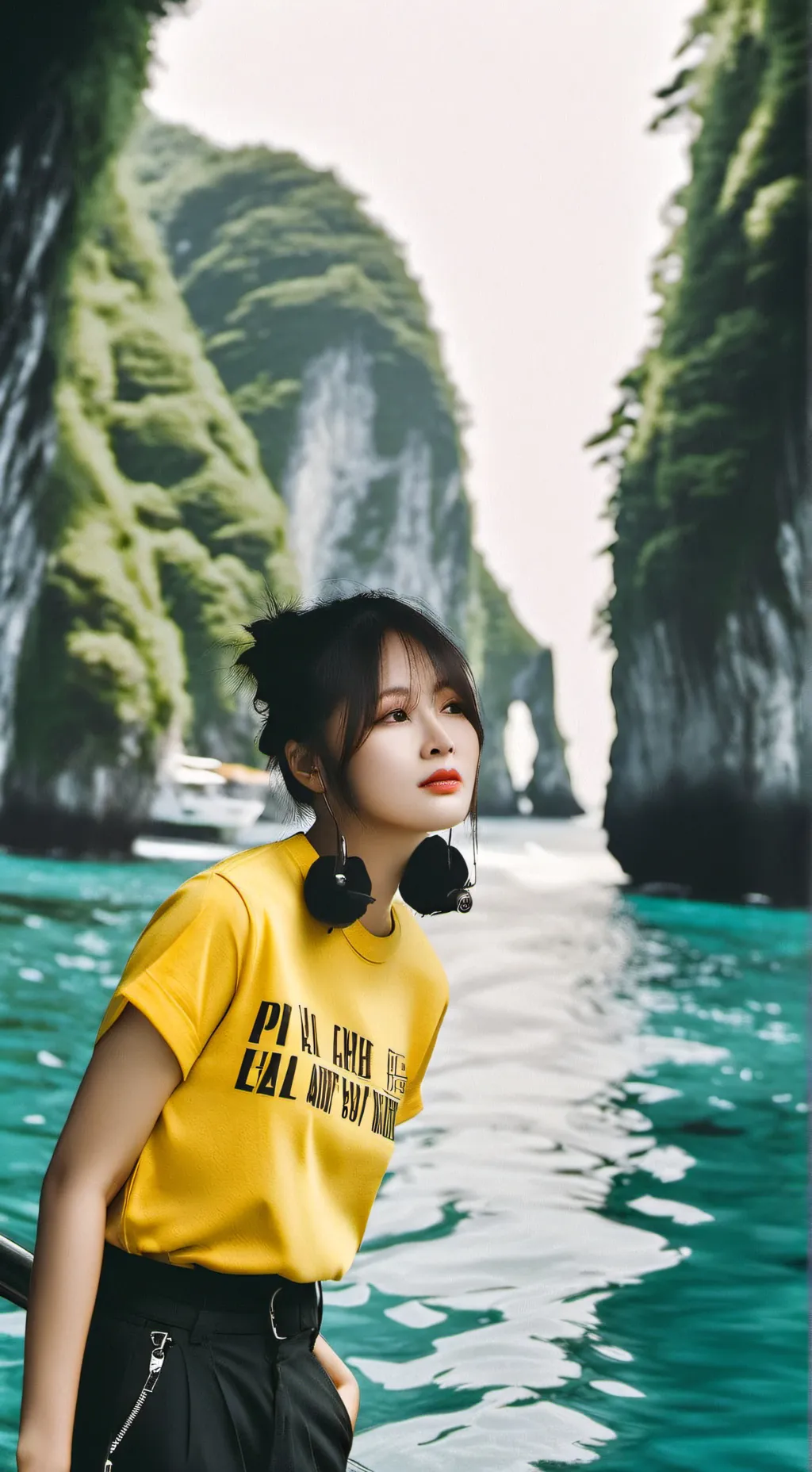 ai character: Ahyeon  background