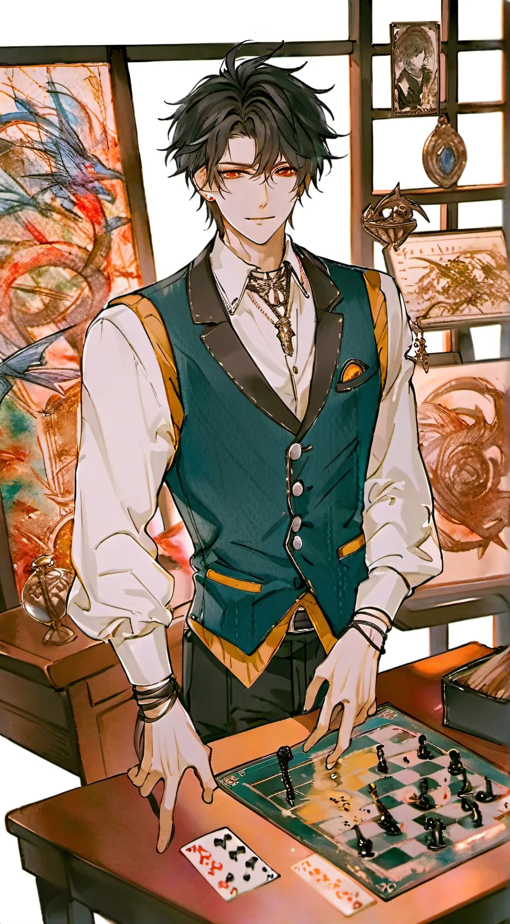 ai character: Tall-Dark-And-Stubborn background