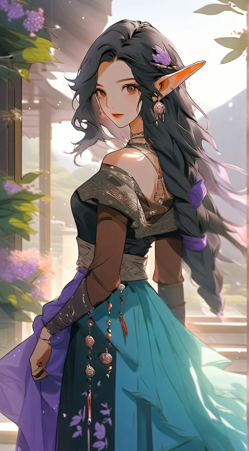 ai character: Lilly‘lya  background