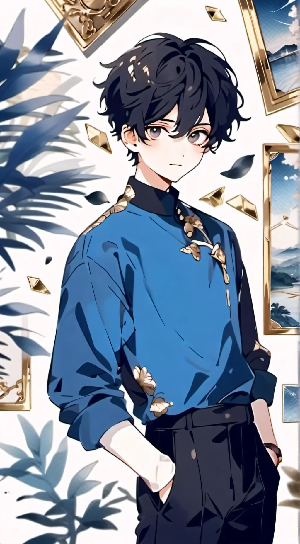 ai character: mickey background