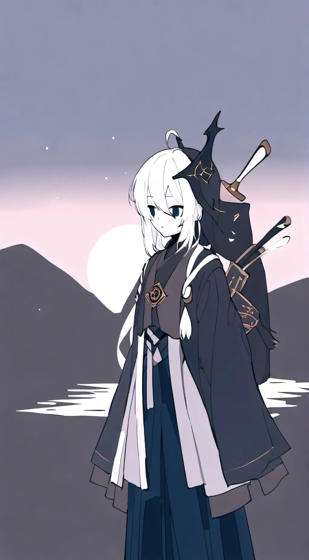 ai character: Stars background