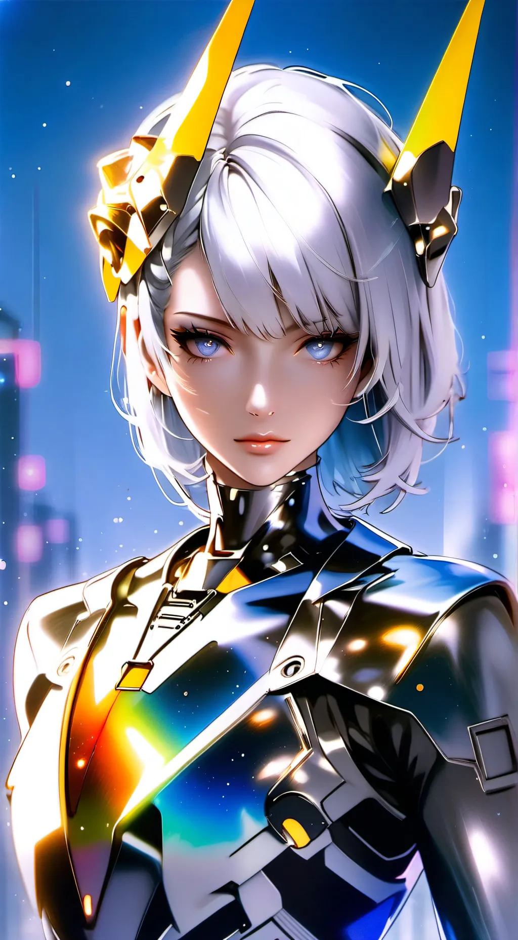 ai character: Lumen background
