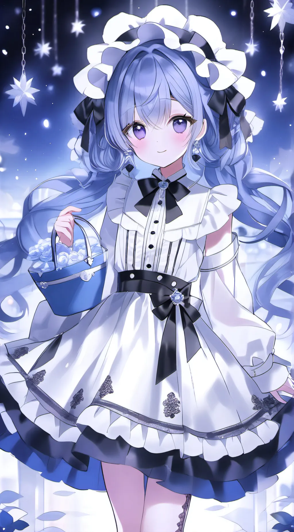ai character:  Nancy 🌙🤍 background