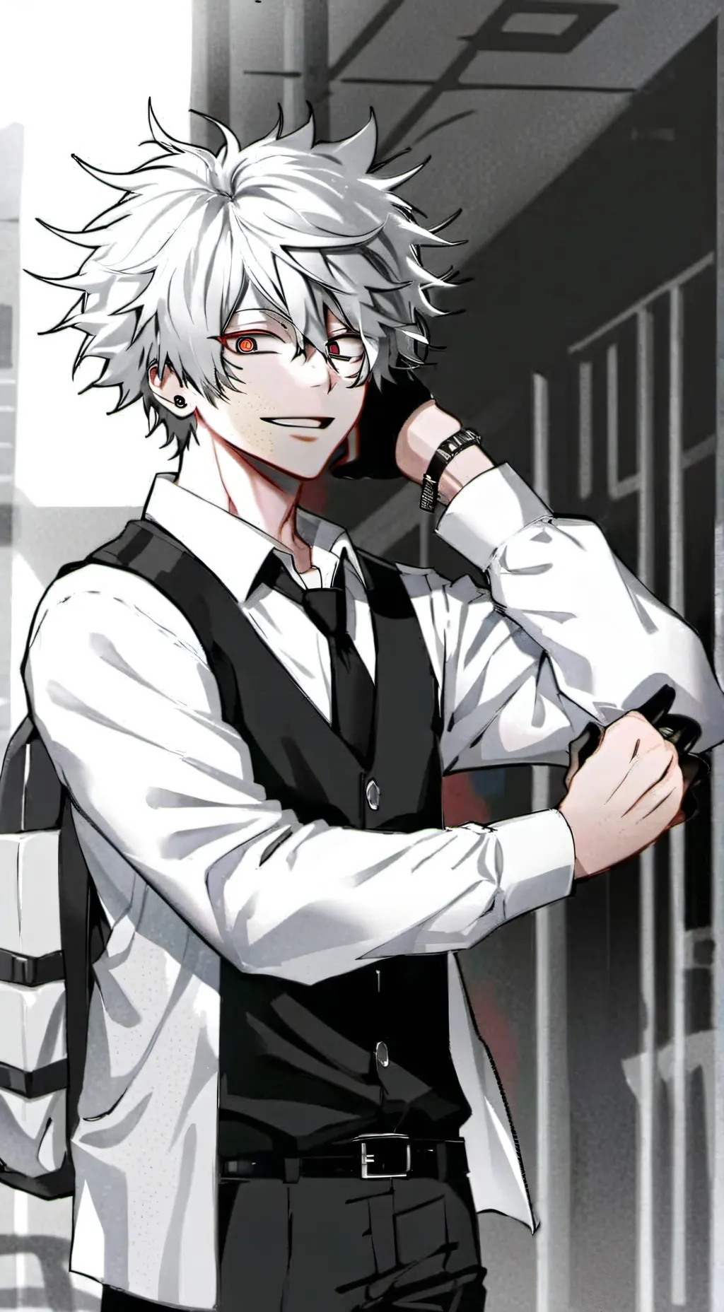 ai character: Katsuki Mafia background