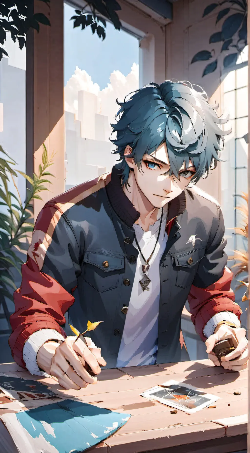 ai character: Calex Duneburrou background