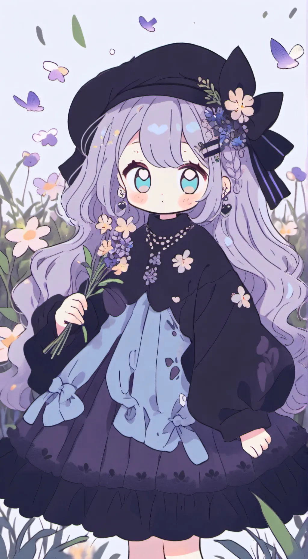 ai character: HB its them or rem background