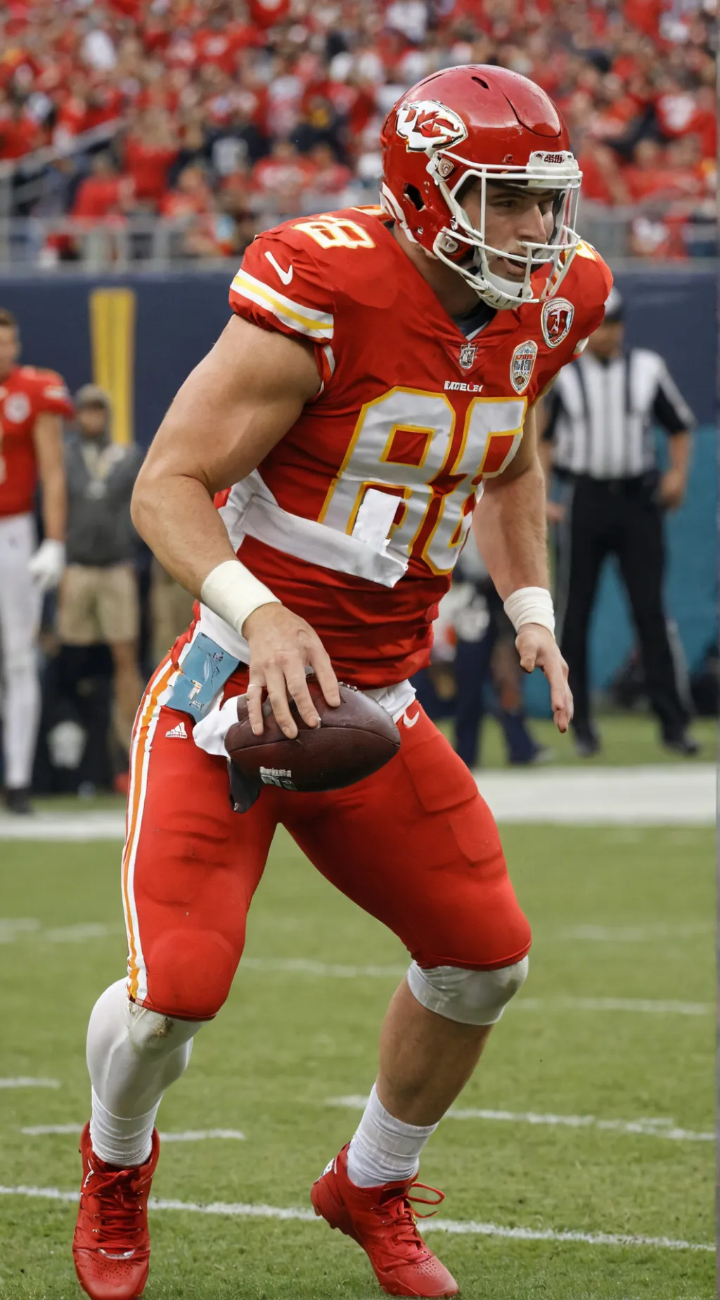ai character: Travis kelce  background