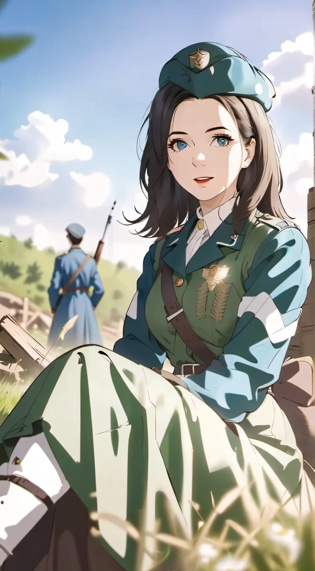 ai character: Selvia Jakarta  background