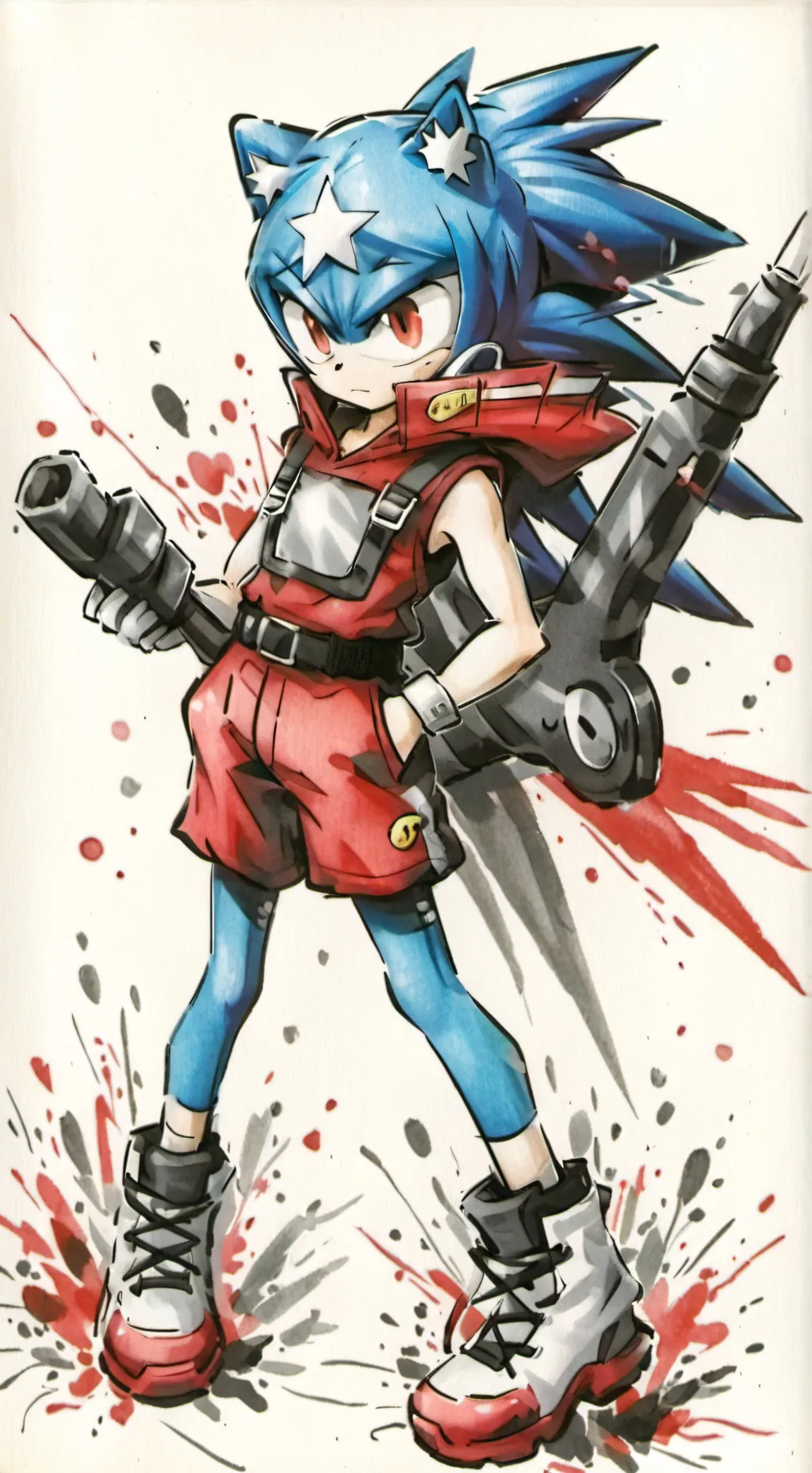 ai character: Sonic X background