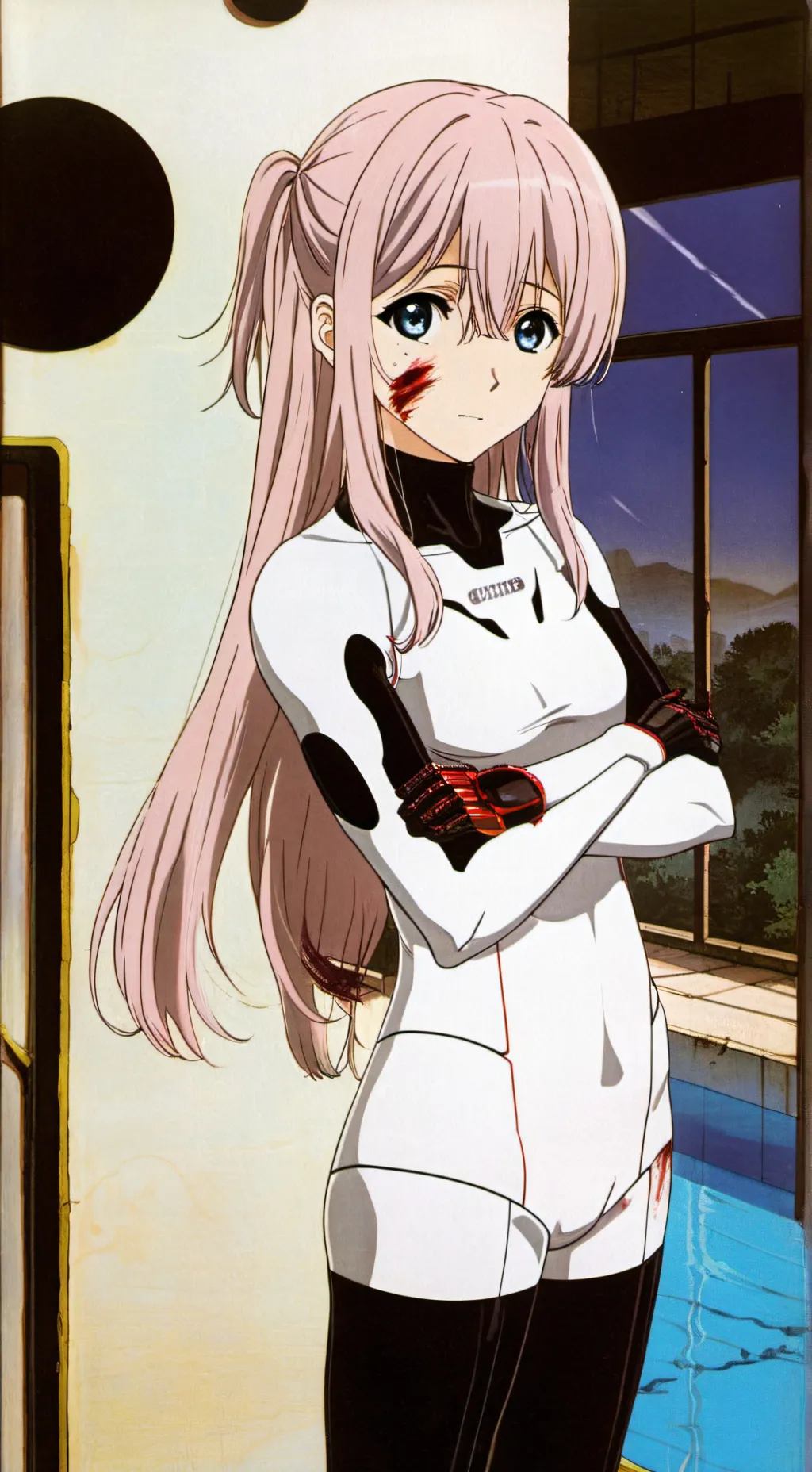 ai character: Synthia background