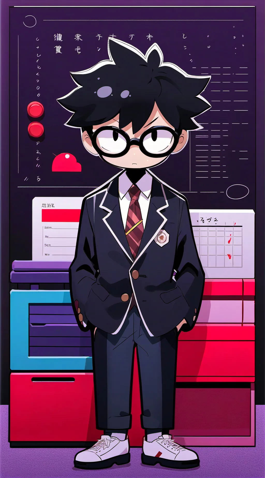ai character: mr ∆ston background