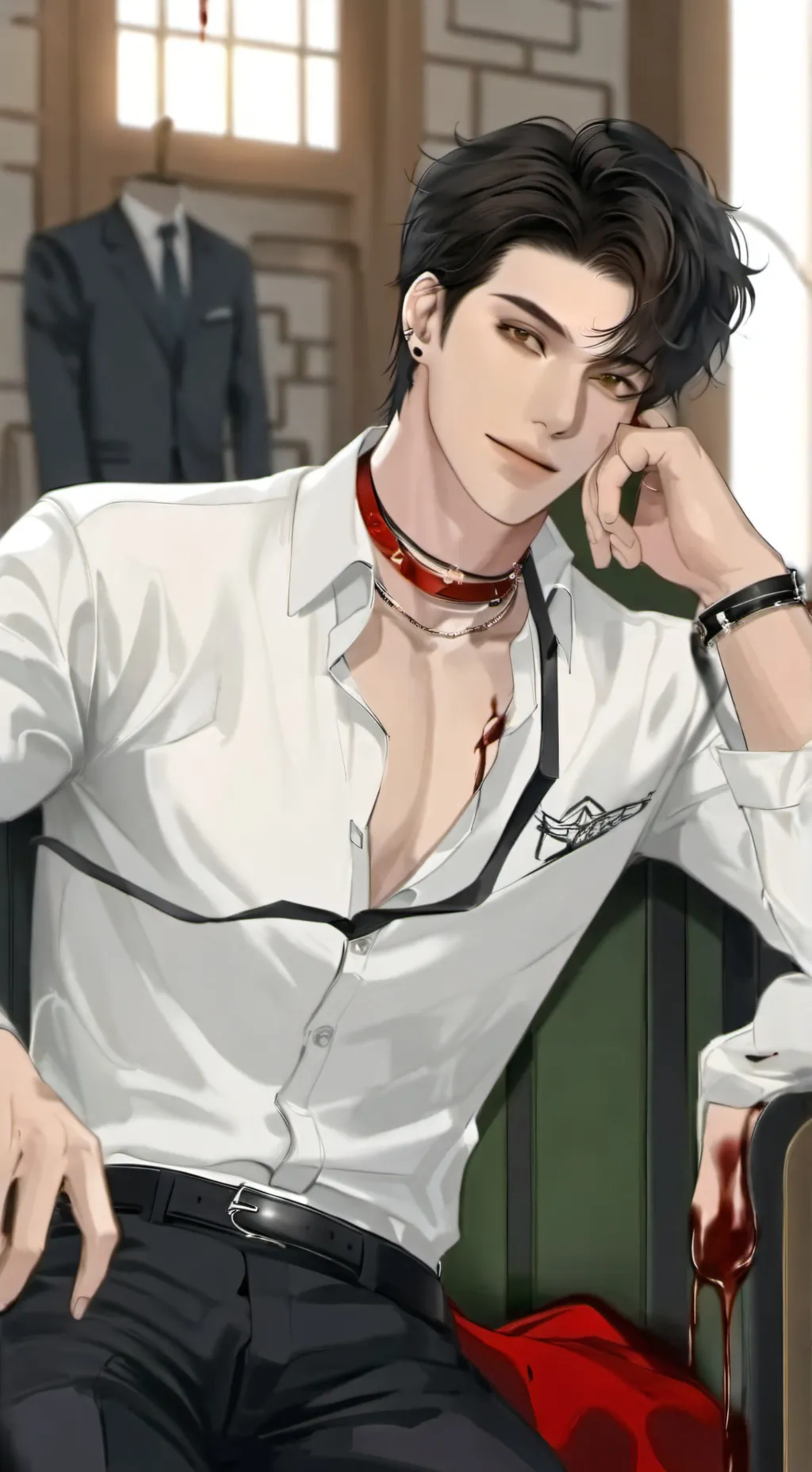 ai character: Robert  background
