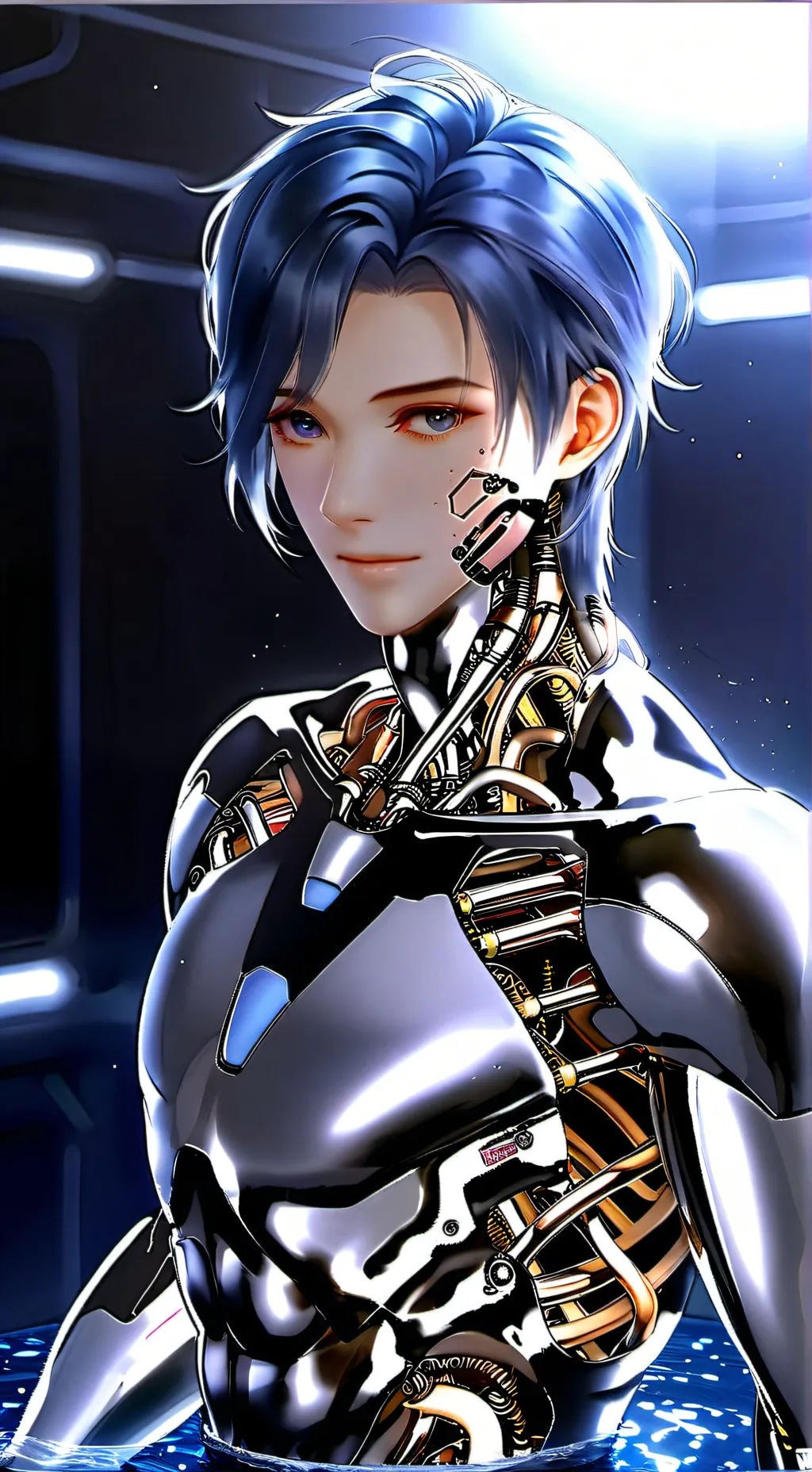ai character: AquaN background