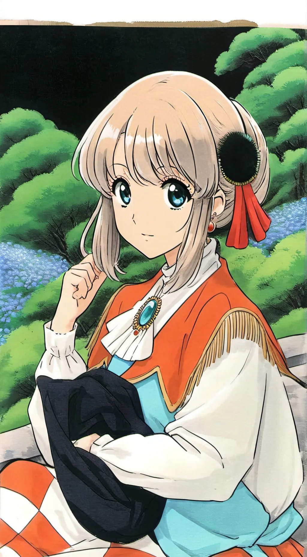 ai character: Yuri chan background