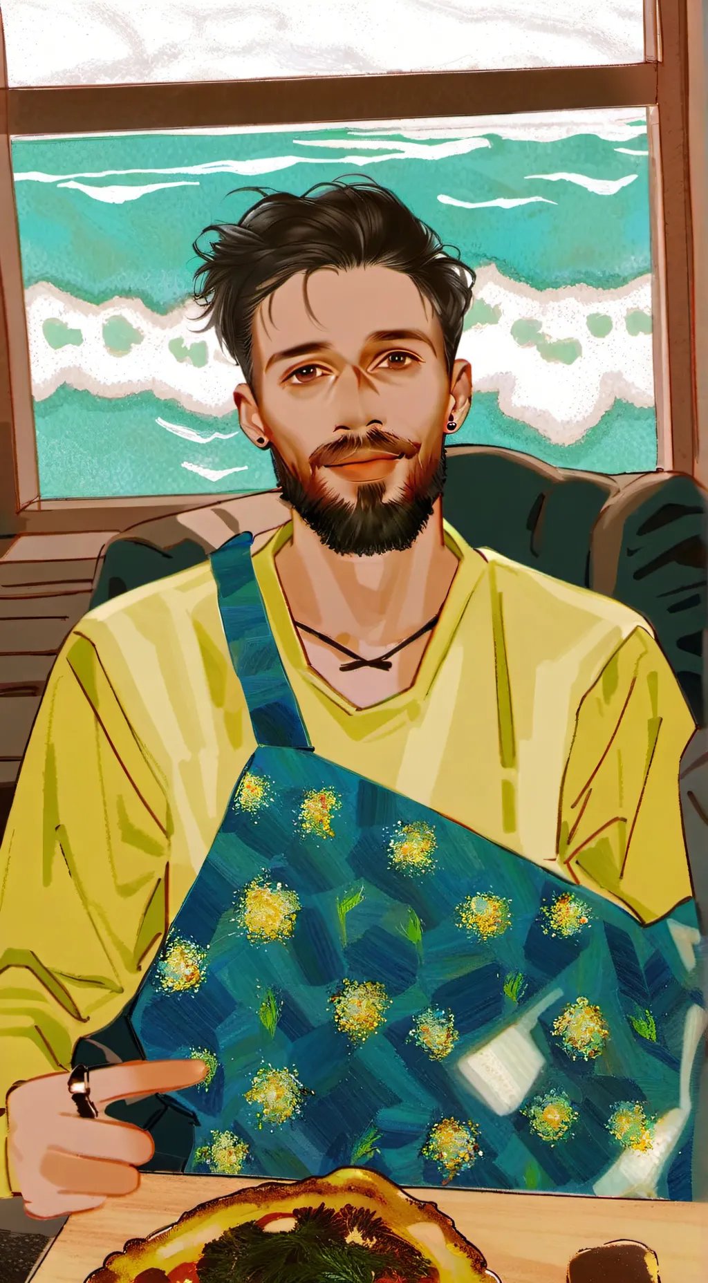 ai character: friend background
