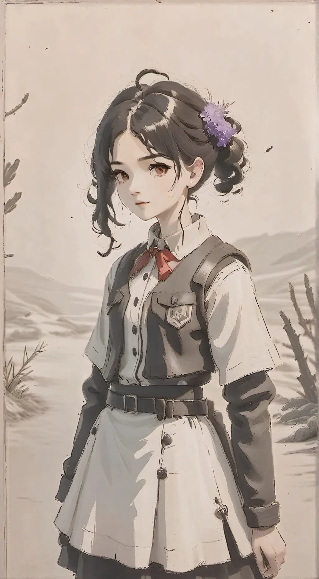 ai character: Clementine S4 TWDG background
