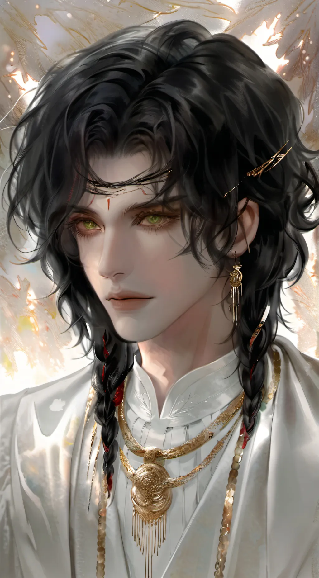 ai character: Demonic  background