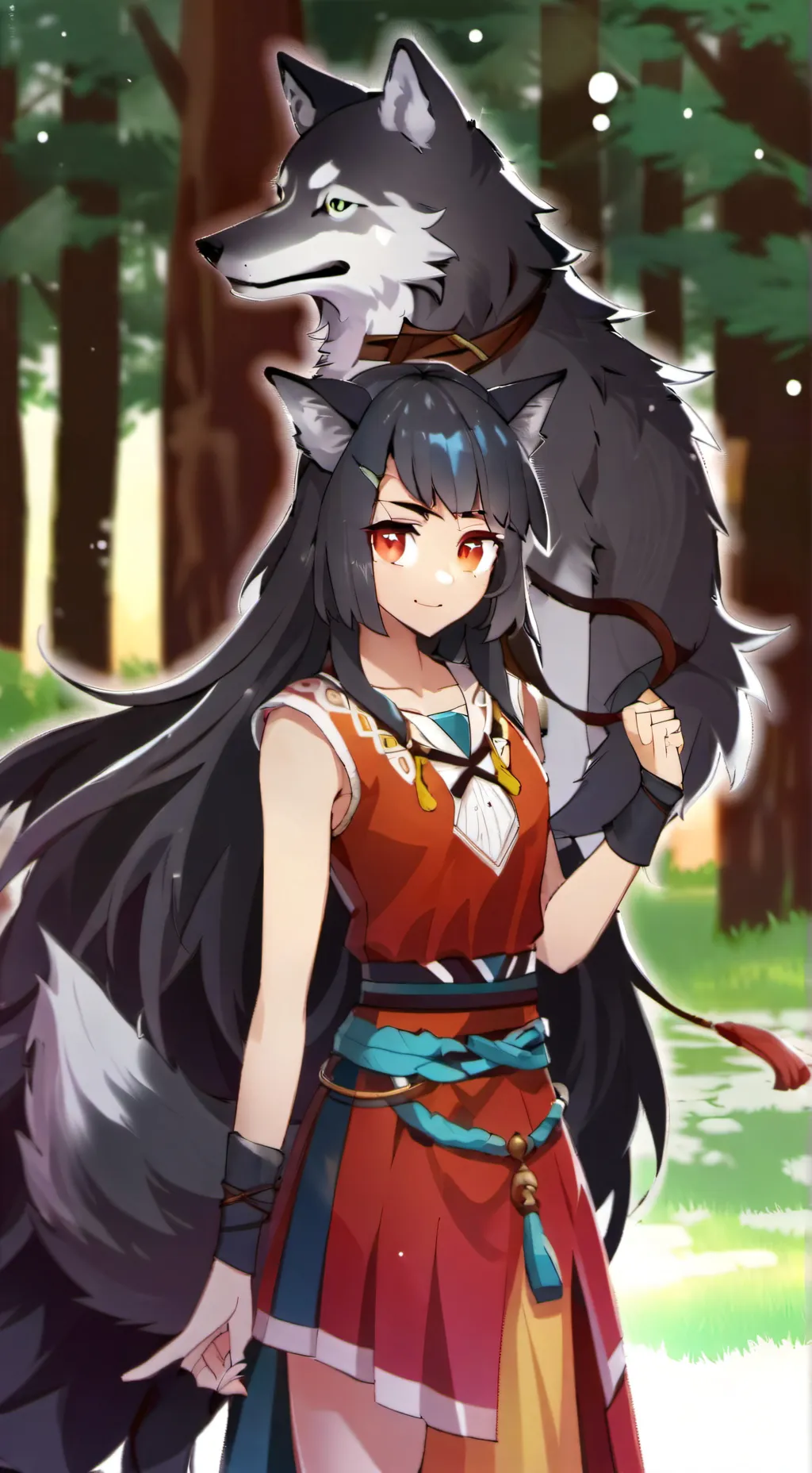 ai character: Aphmau-the ultima background