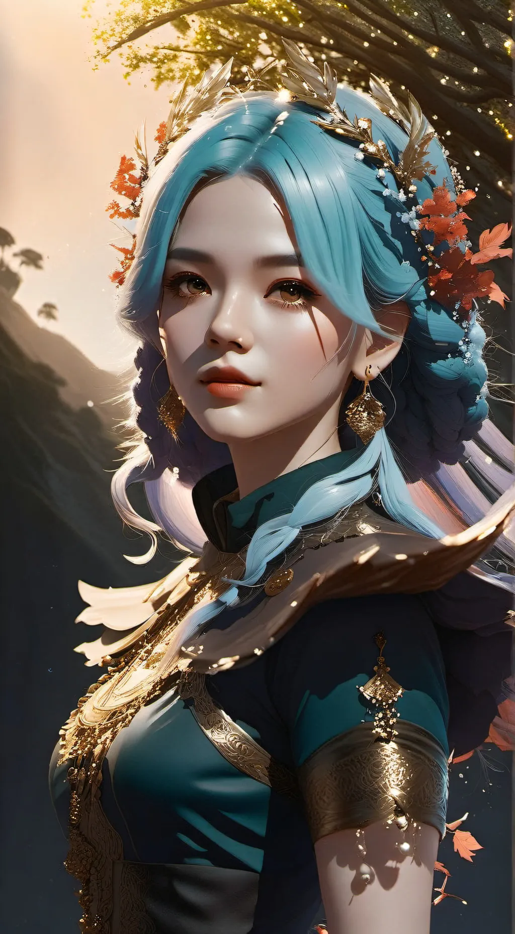 ai character: Вика background