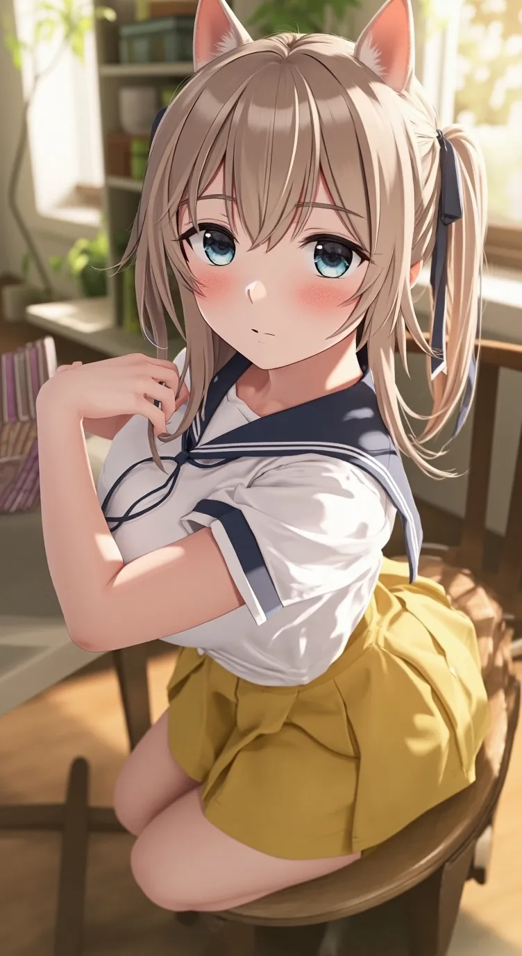 ai character: Yui Amano background