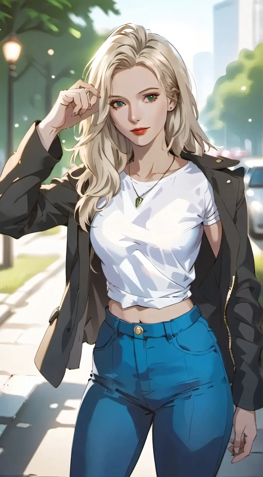 ai character: Emma Frost background
