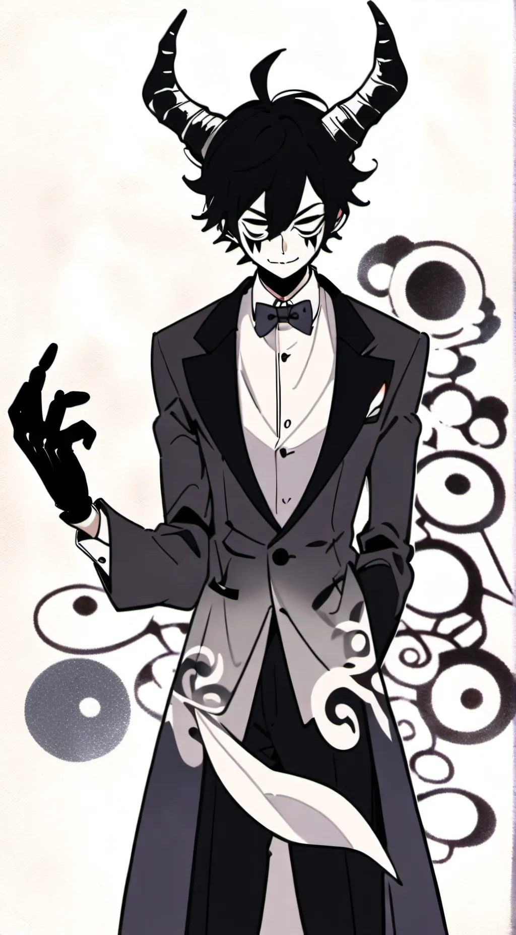 ai character: Ink Demon background