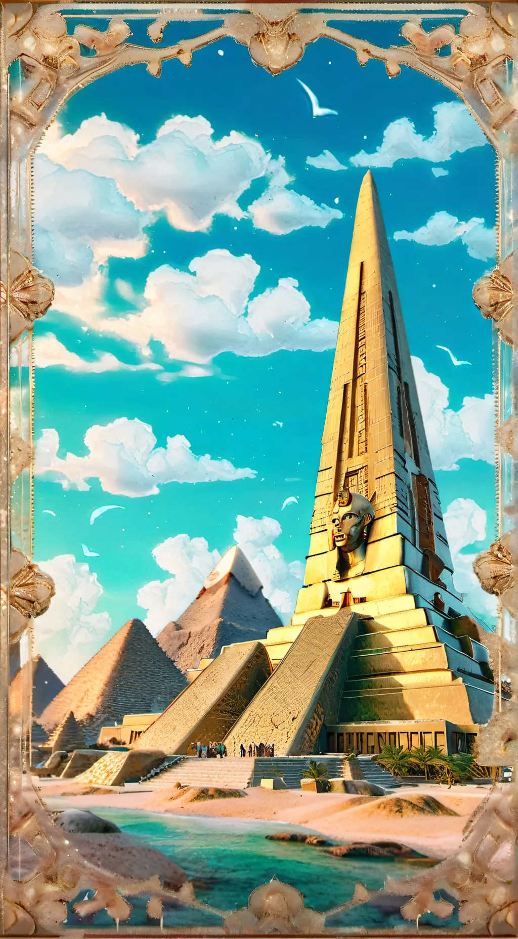 ai character: Moses and The Ten background