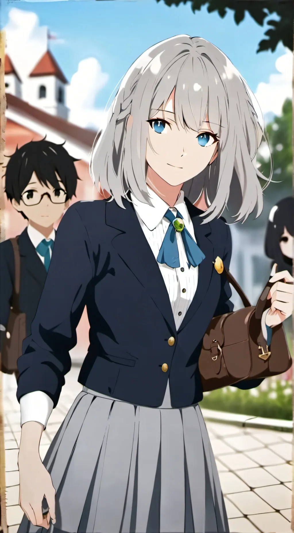 ai character: alumna alexa background