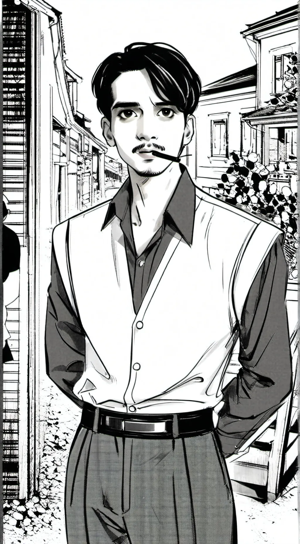 ai character: amir background
