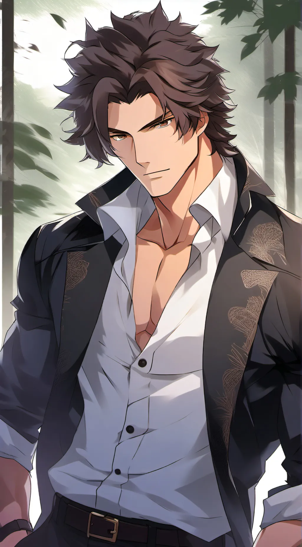 ai character: derek background