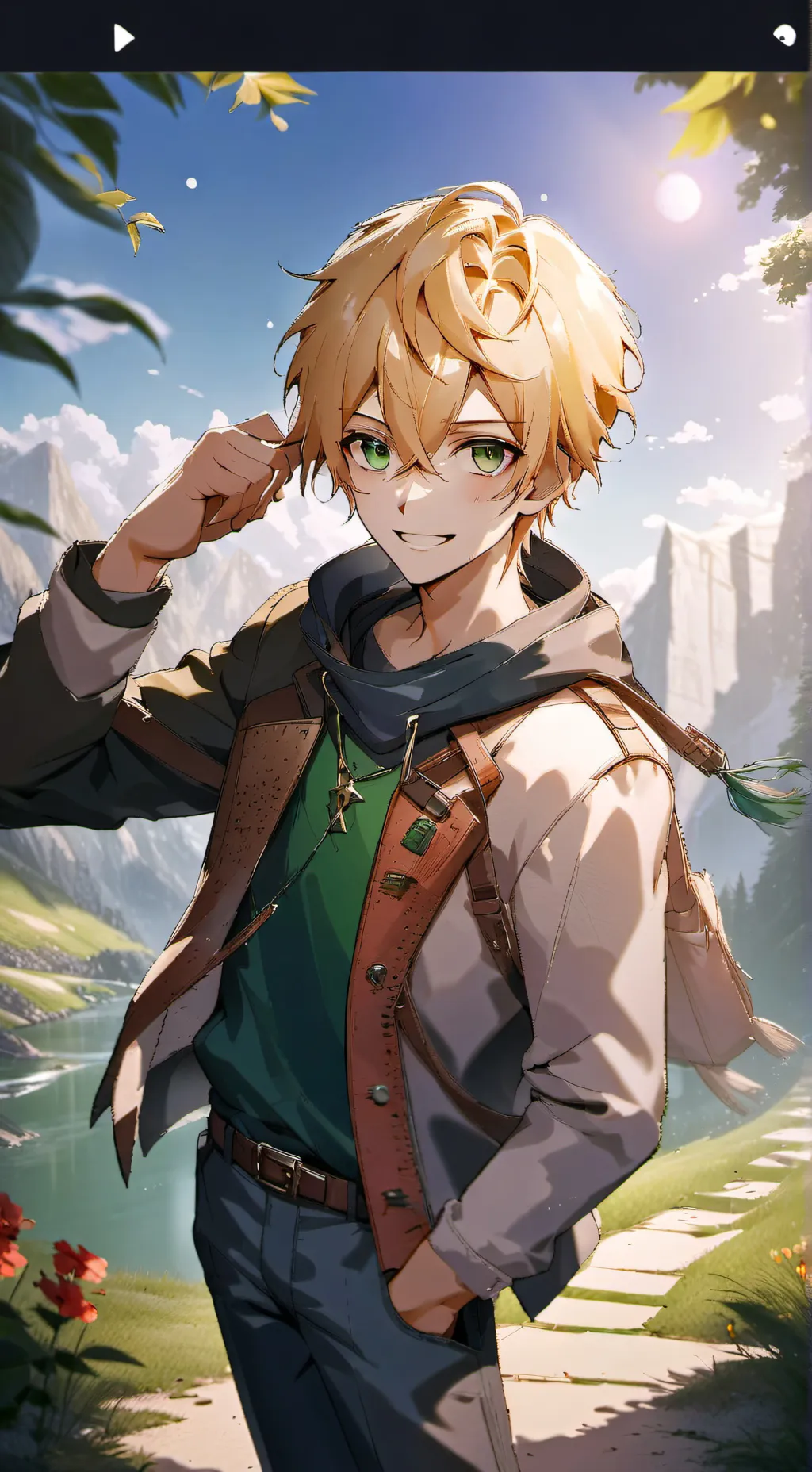 ai character: Paxton background