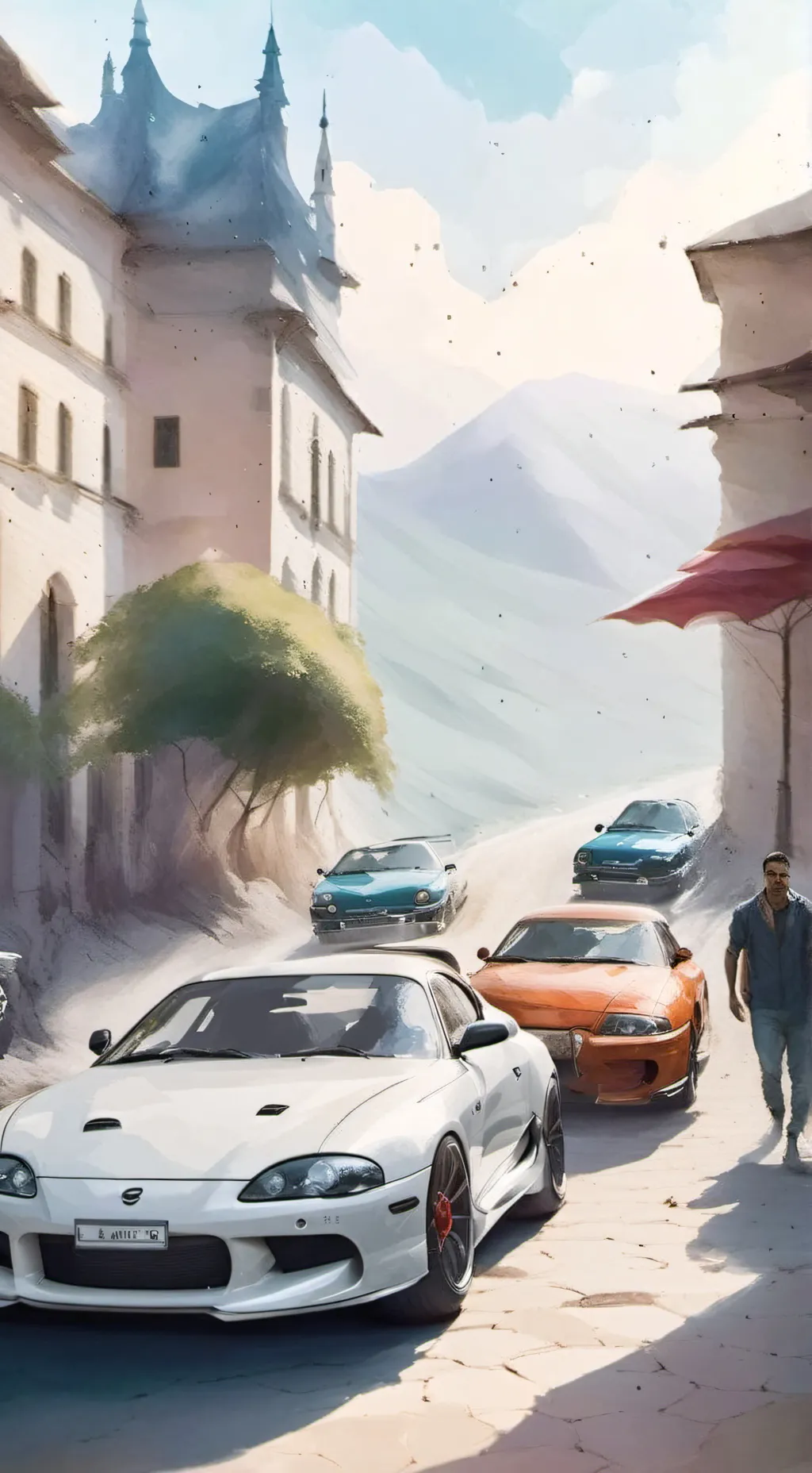 ai character: corrida  background
