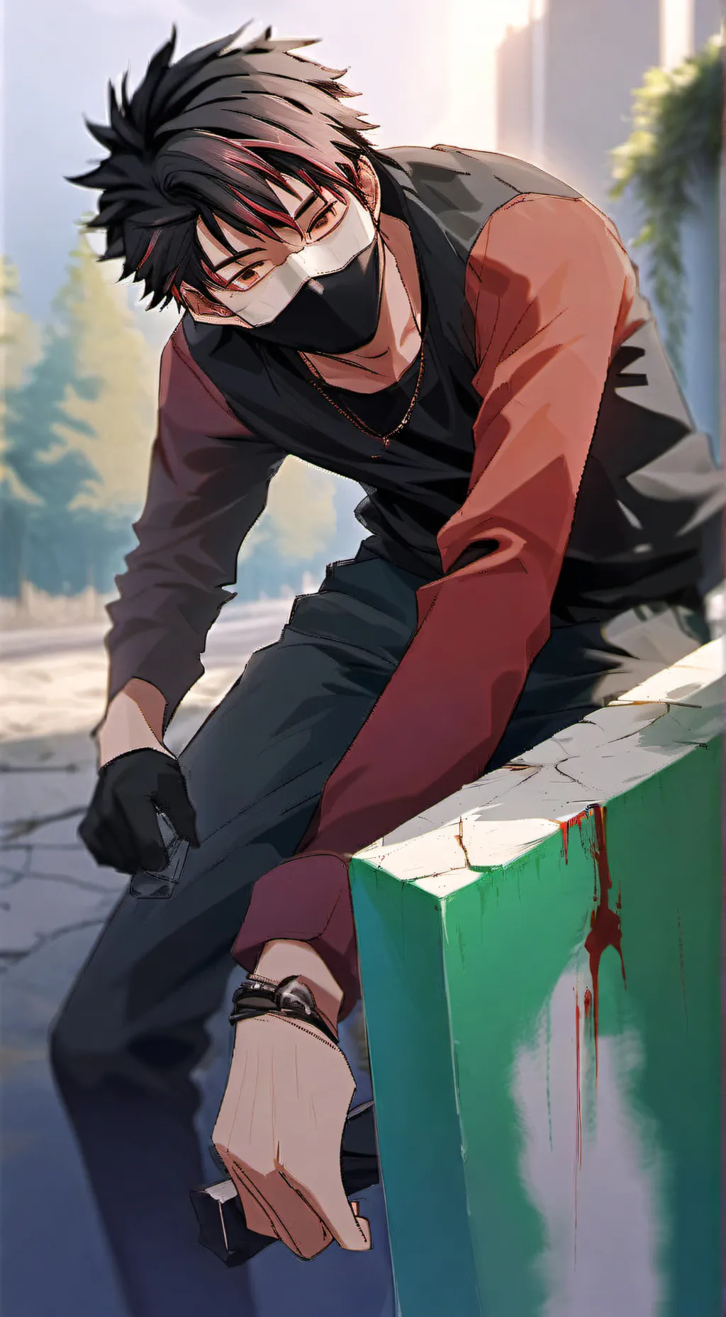 ai character: Michael  background