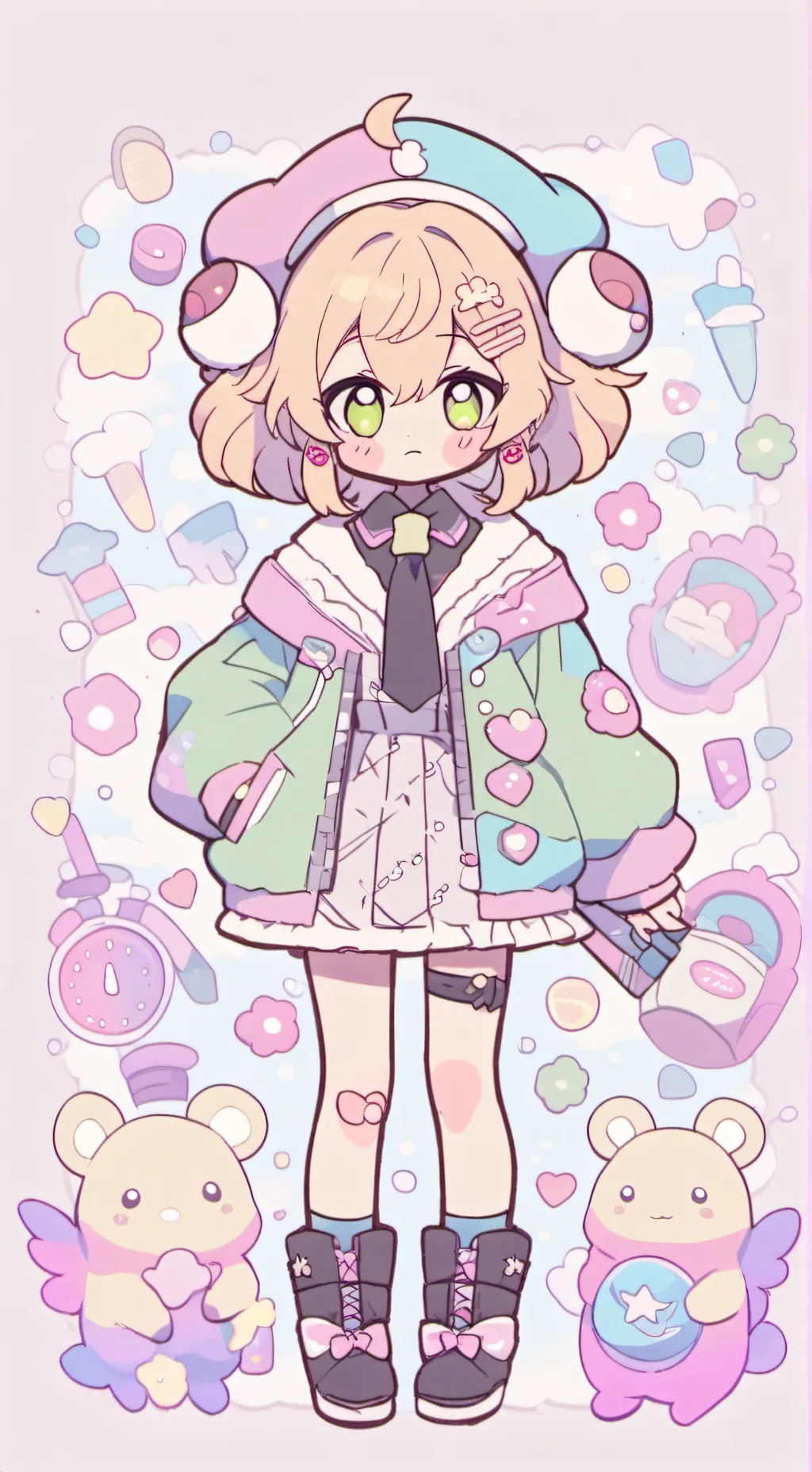 ai character: 🎀Elizabeth🍦 background