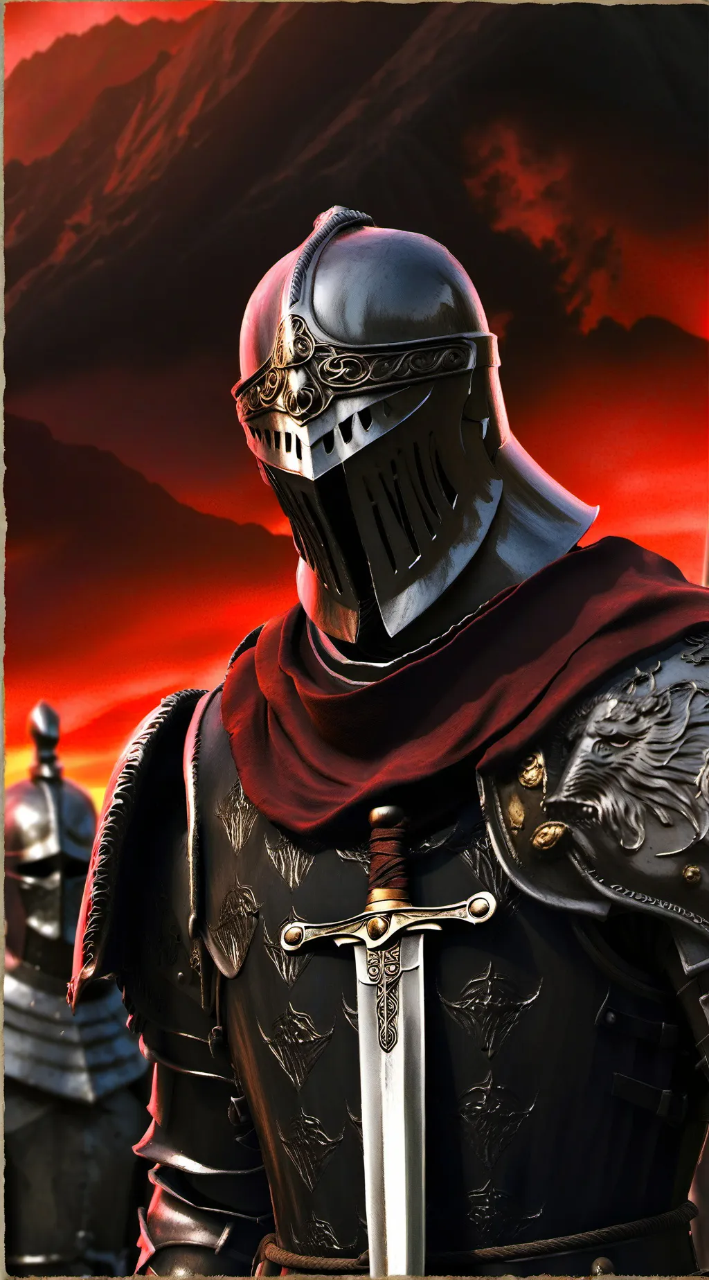 ai character: blood church background