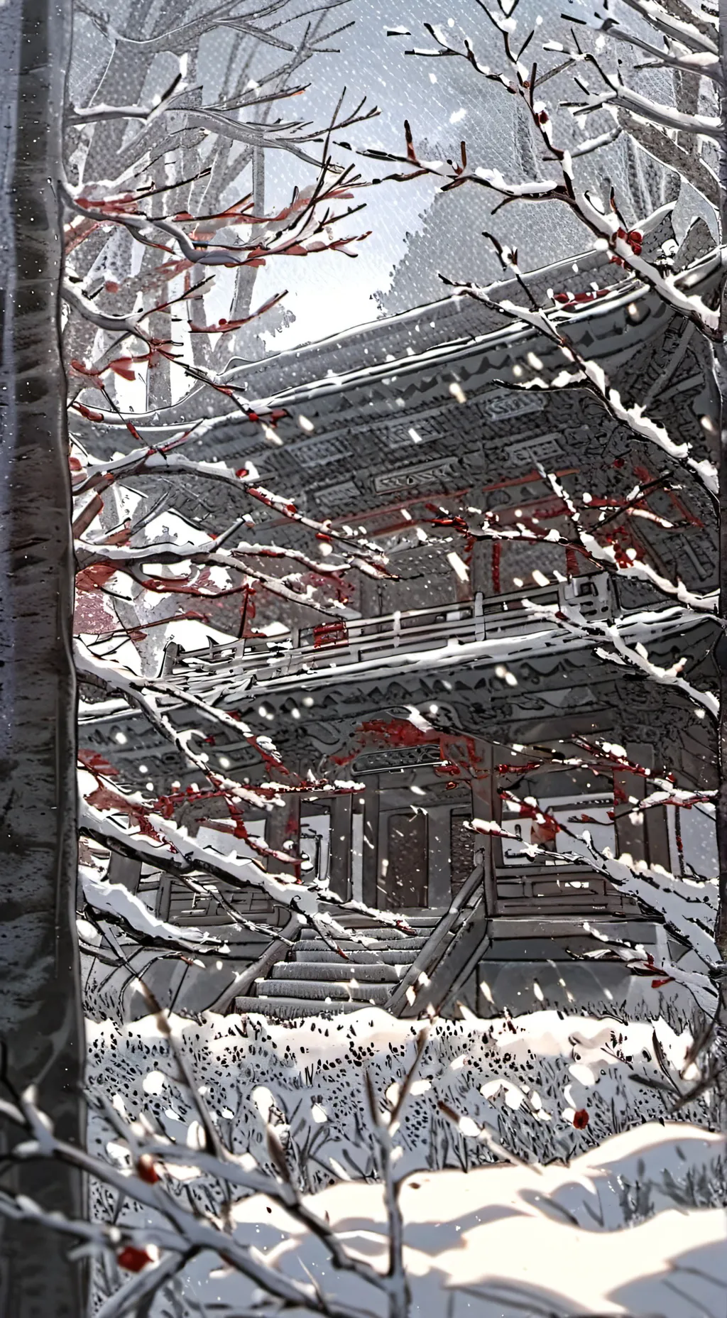 ai character: Christmas w MHA. background