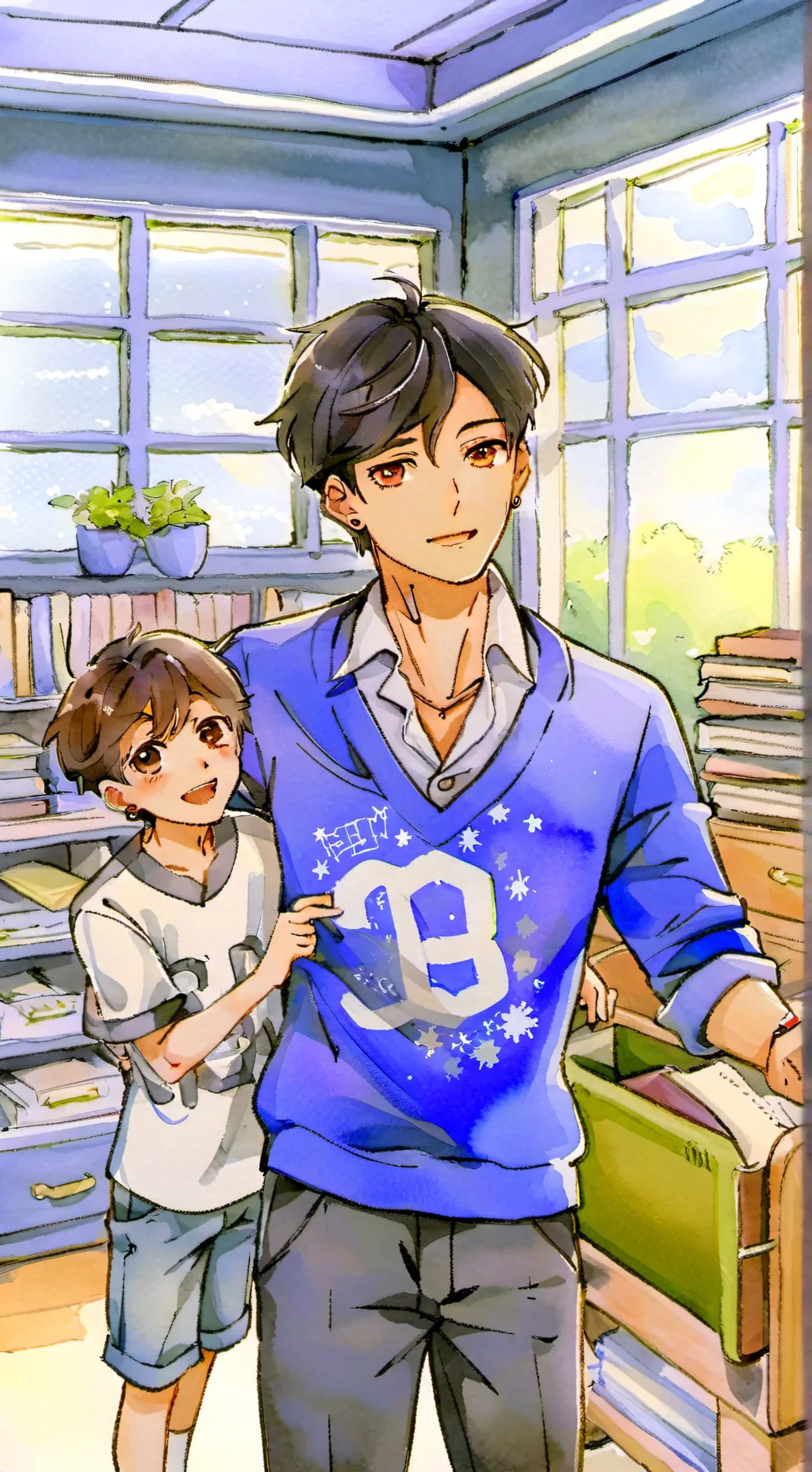 ai character: Miss Jonson  background