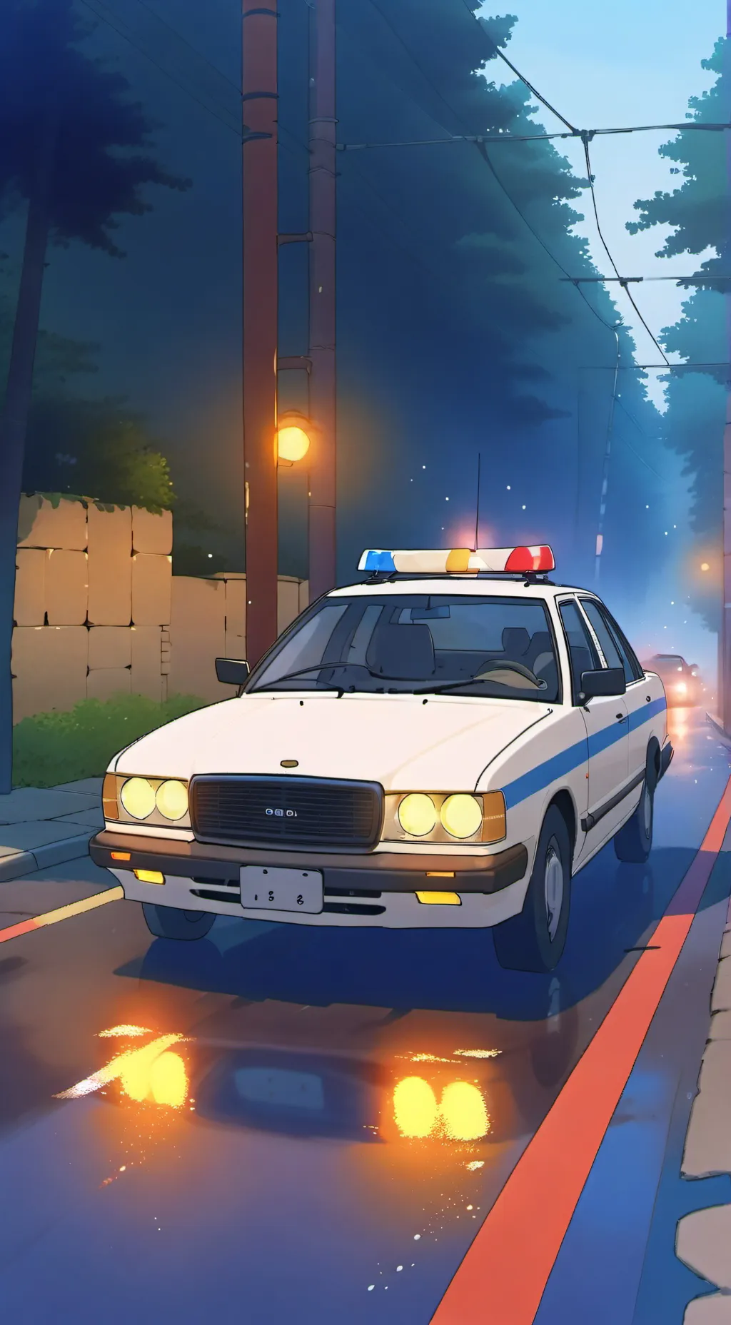 ai character: police job  background