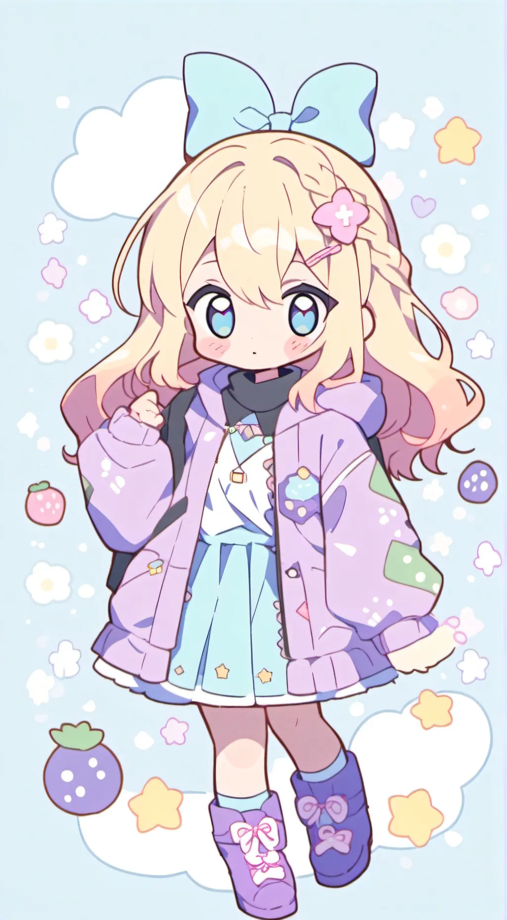 ai character: Ellla and Bella background